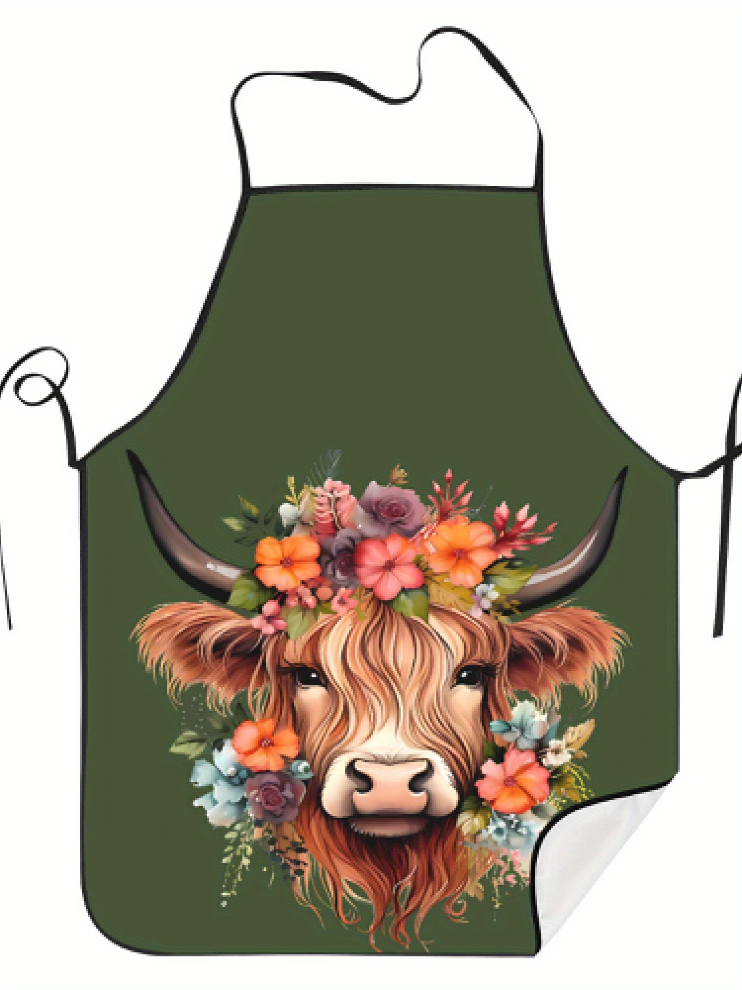 Kitchen Baking Area Ideas - 1 Piece of Fun Highland Cow