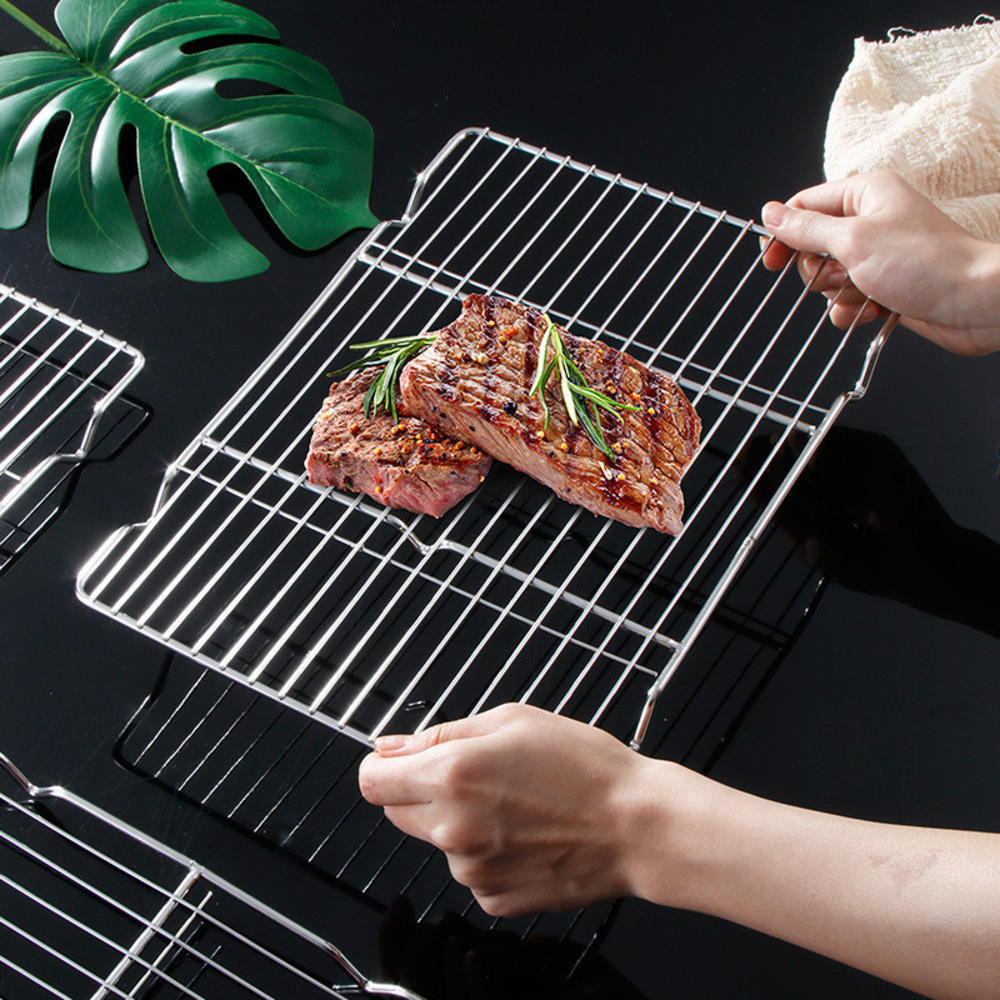 Kitchen Baking Utensil - Stainless Steel Barbecue Mesh Mat Reusable