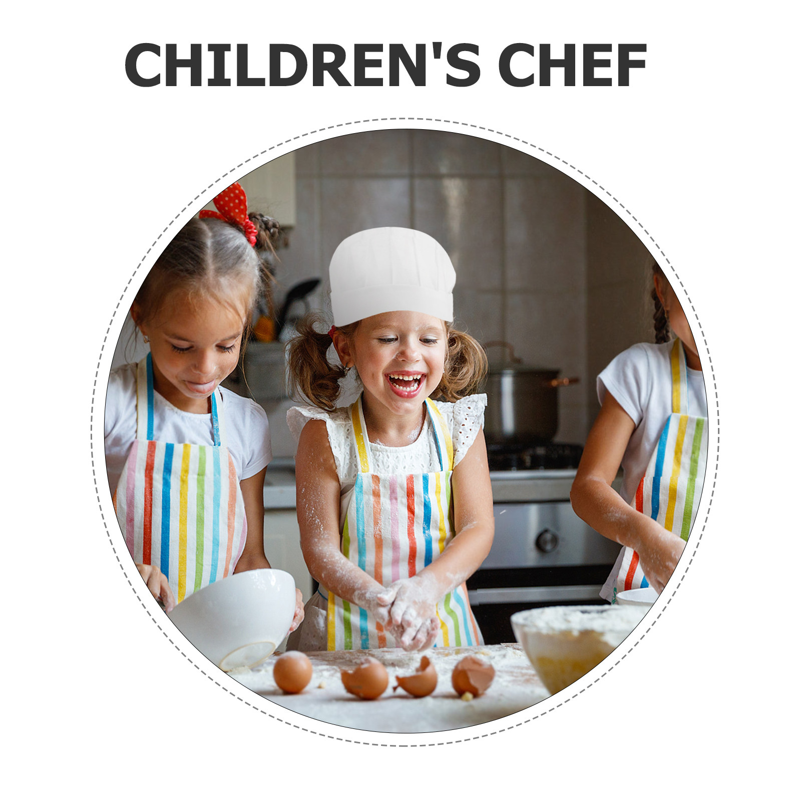 15Pcs Disposable Kids Chef Hat - Baking Kitchen For Kids review and price