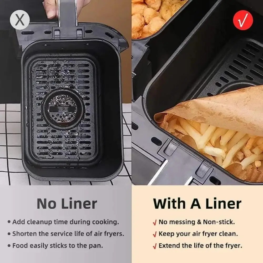 50/100pcs Disposable Air Fryer - Kitchen Baking Paper review and price