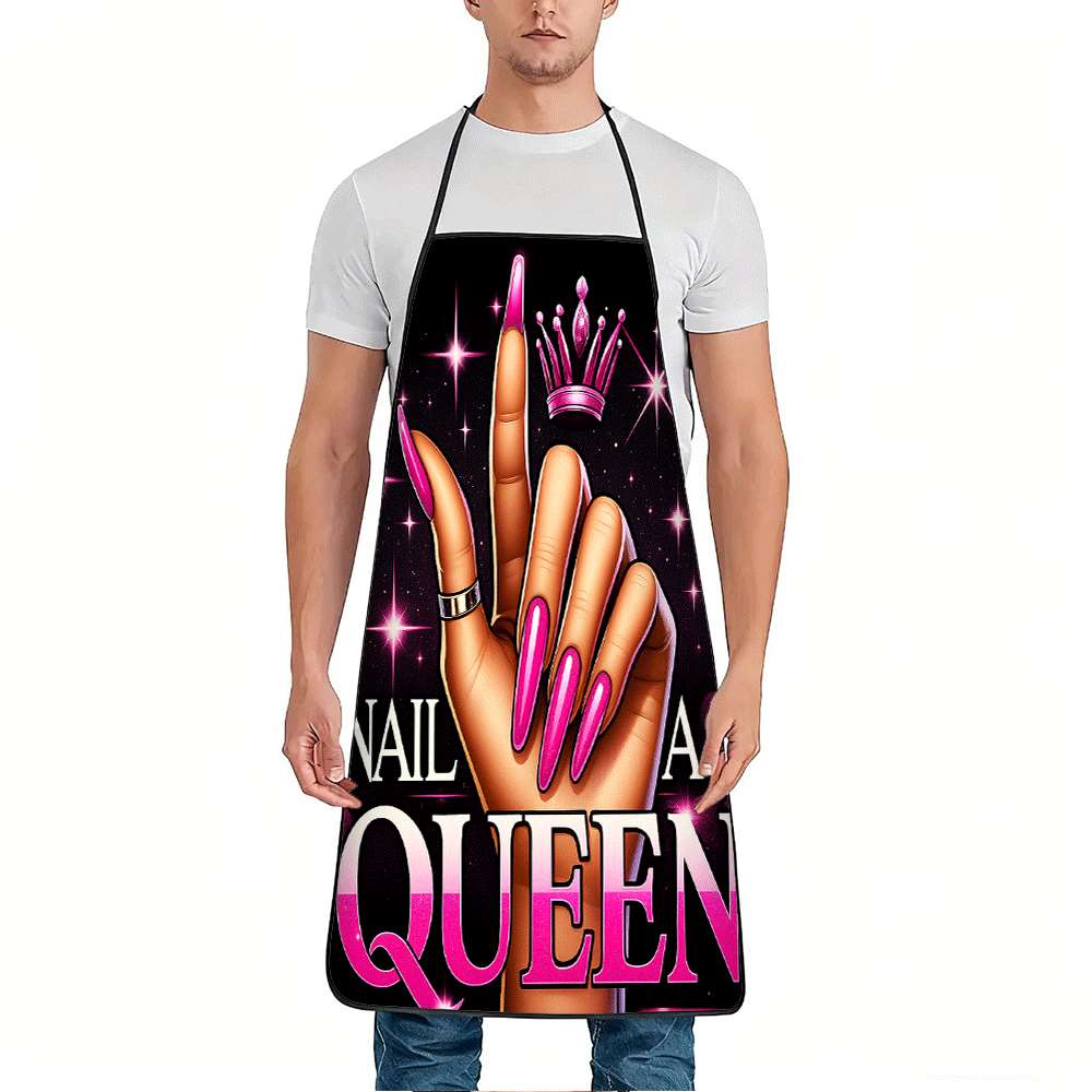 1 Trendy Nail Art-Themed Apron - Baking Kitchen Design Ideas review and price