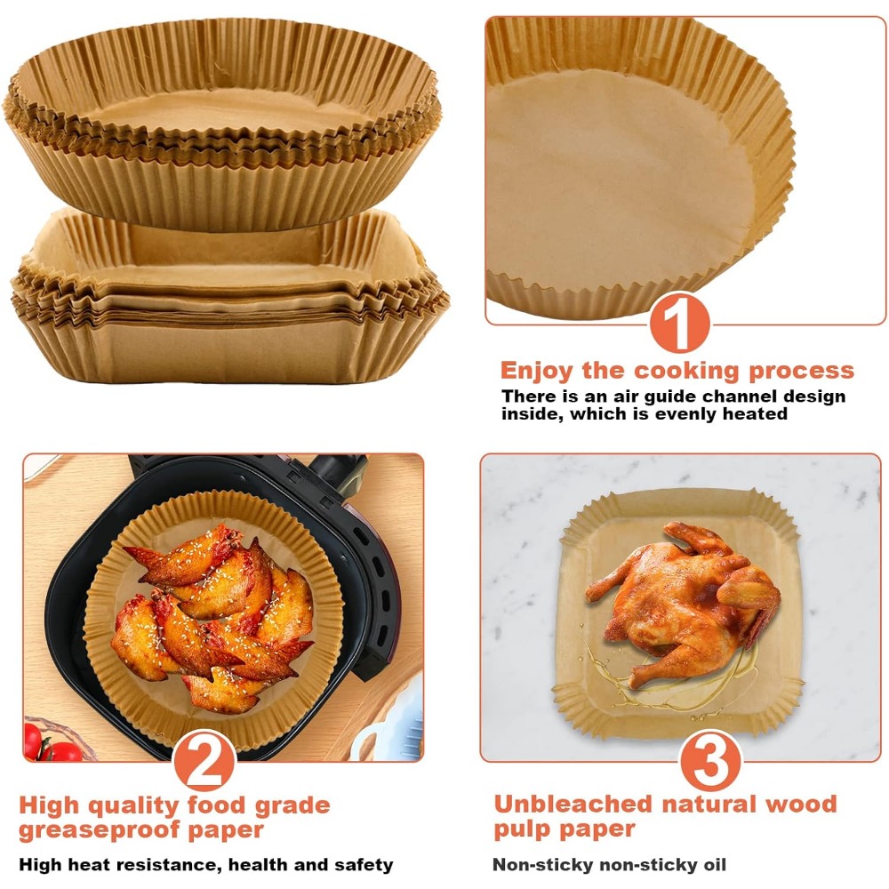 50/100pcs Air Fryer Disposable - Kitchen Baking Paper review and price