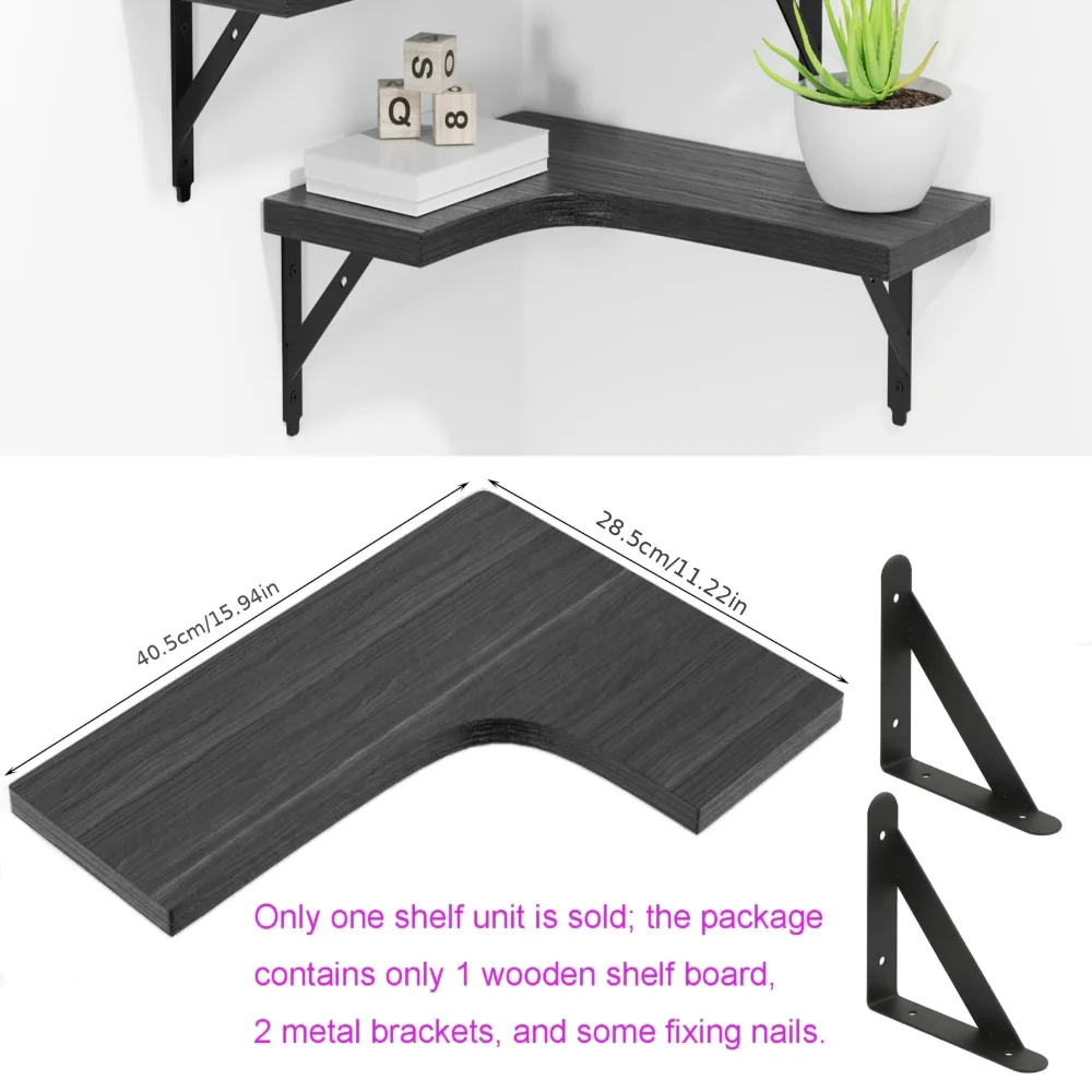 Natural Wood Grain Floating Sh - Kitchen Queen review and price