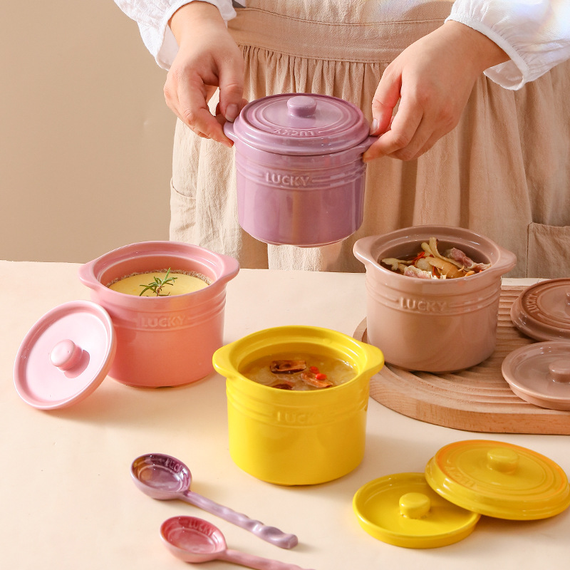 Double Lid Ceramic Bowl,Bird's - Kitchen Baking Utensil review and price