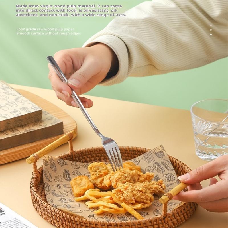 100pcs Oil-Proof Baking Food W - Kitchen Baking Paper review and price
