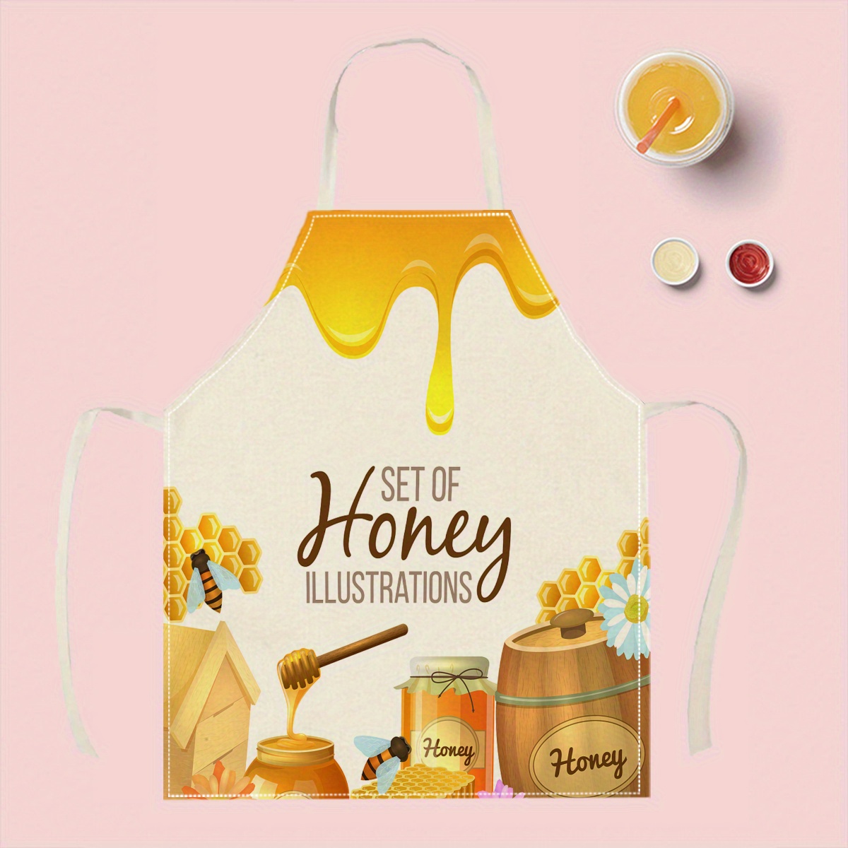 1pc Honey Bee Apron Sweet Kitc - Kitchen Baking Area Ideas review and price