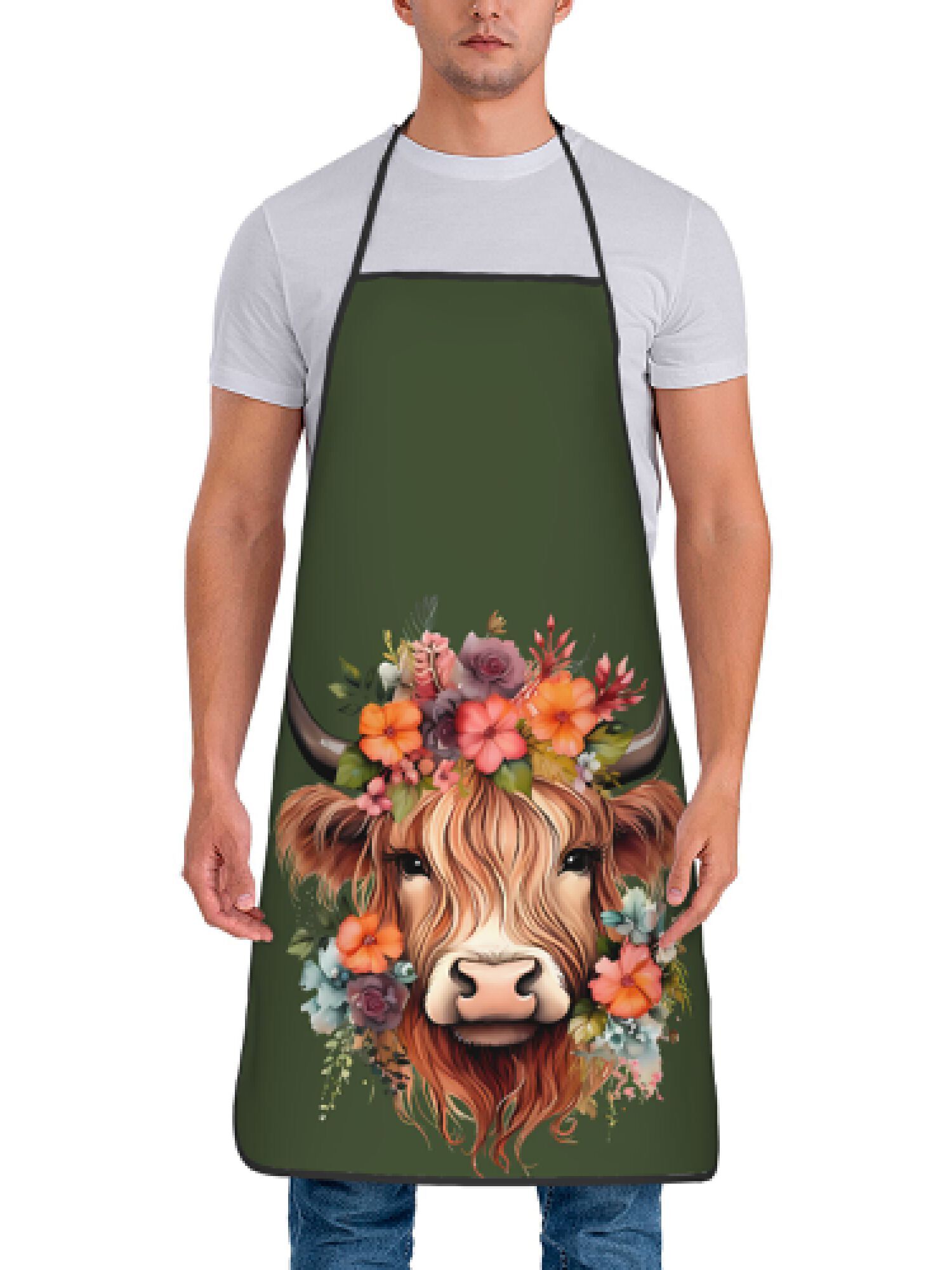 1 Piece of Fun Highland Cow Fl - Kitchen Baking Area Ideas review and price