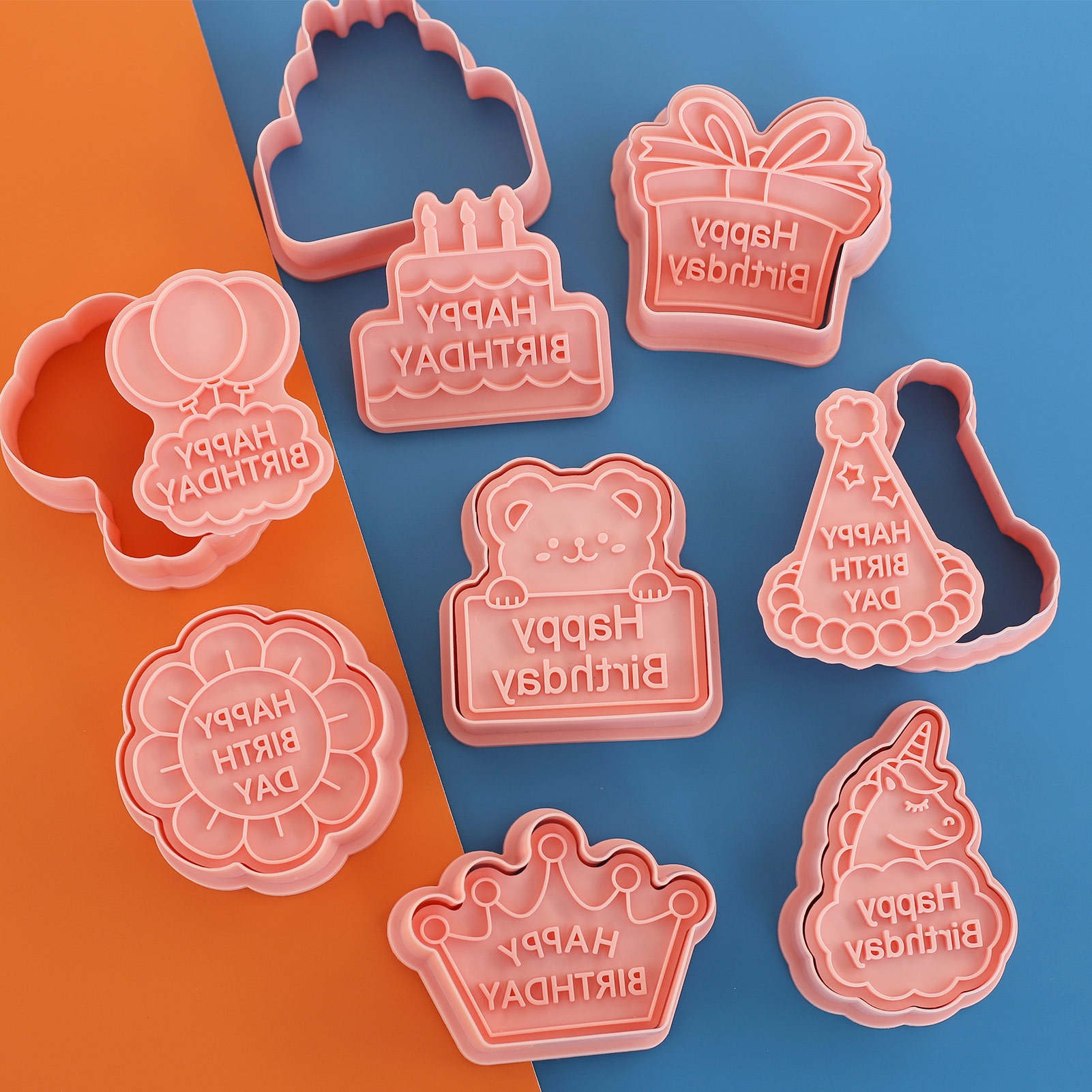 8pcs Happy Birthday Cookie Cut - Baking Kitchen For Kids review and price