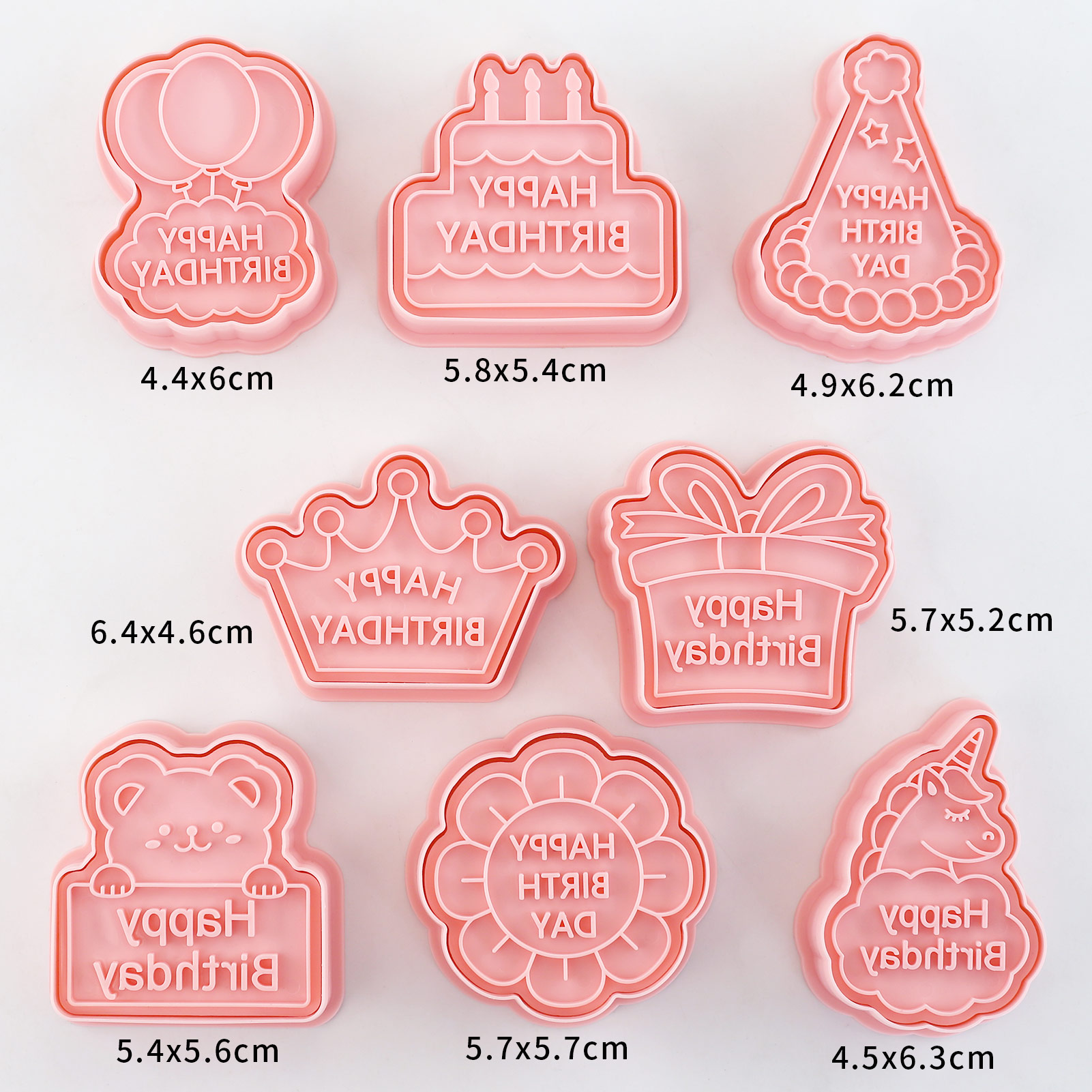 8pcs Happy Birthday Cookie Cut - Baking Kitchen For Kids review and price