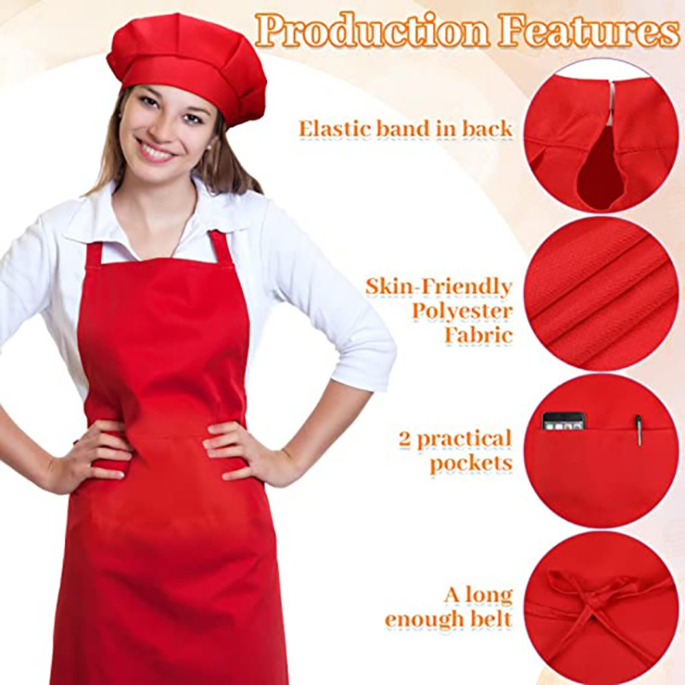 Children Chef Apron Front Pock - Baking Kitchen For Kids review and price