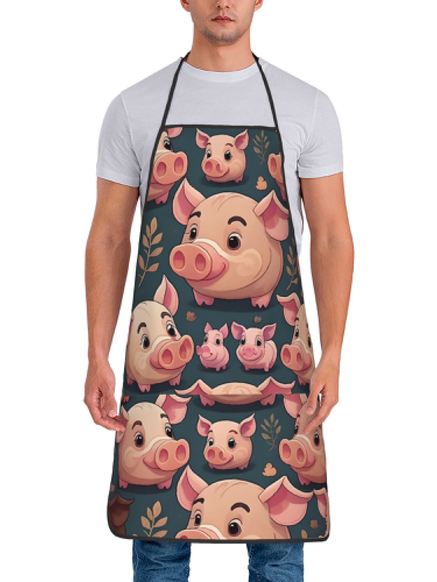 1 Piece Retro Pink Pig Design  - Kitchen Baking Area Ideas review and price