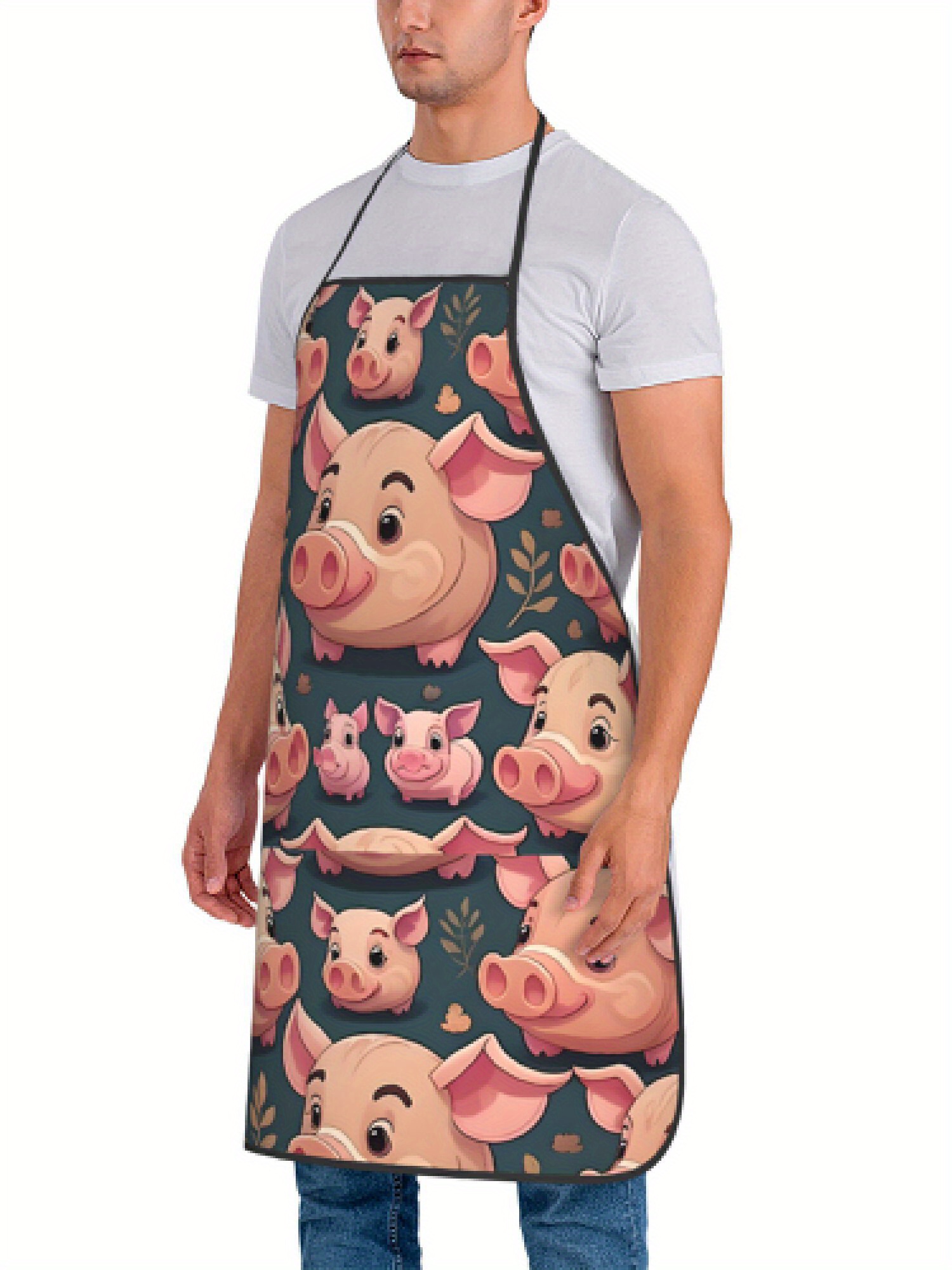 1 Piece Retro Pink Pig Design  - Kitchen Baking Area Ideas review and price