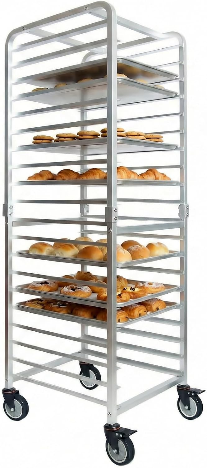 Commercial 20 Tier Stainless S - Kitchen Baking Pan Organizer review and price