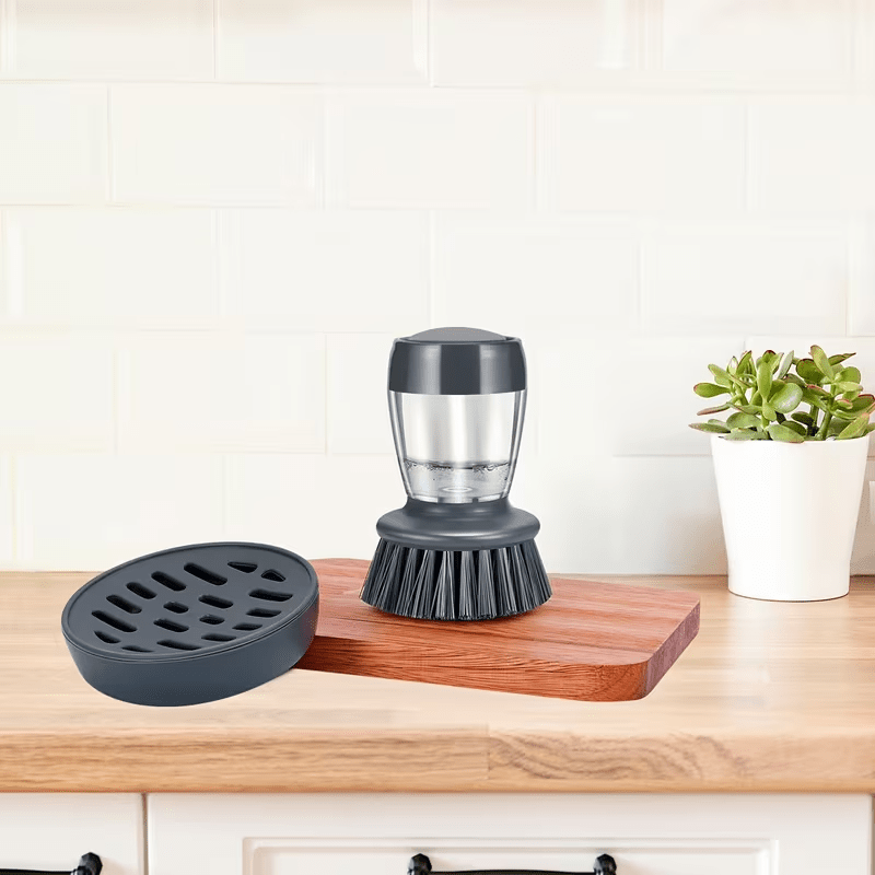 Dishwashing Brush With Soap Di - Kitchen Baking Pan Organizer review and price