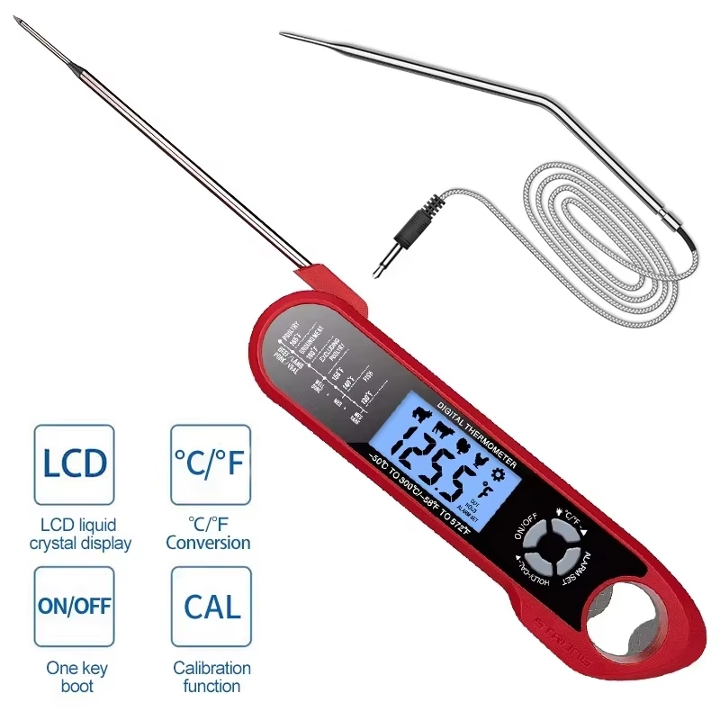 Meat Thermometer Dual-Probe Di - Kitchen Baking Utensil review and price
