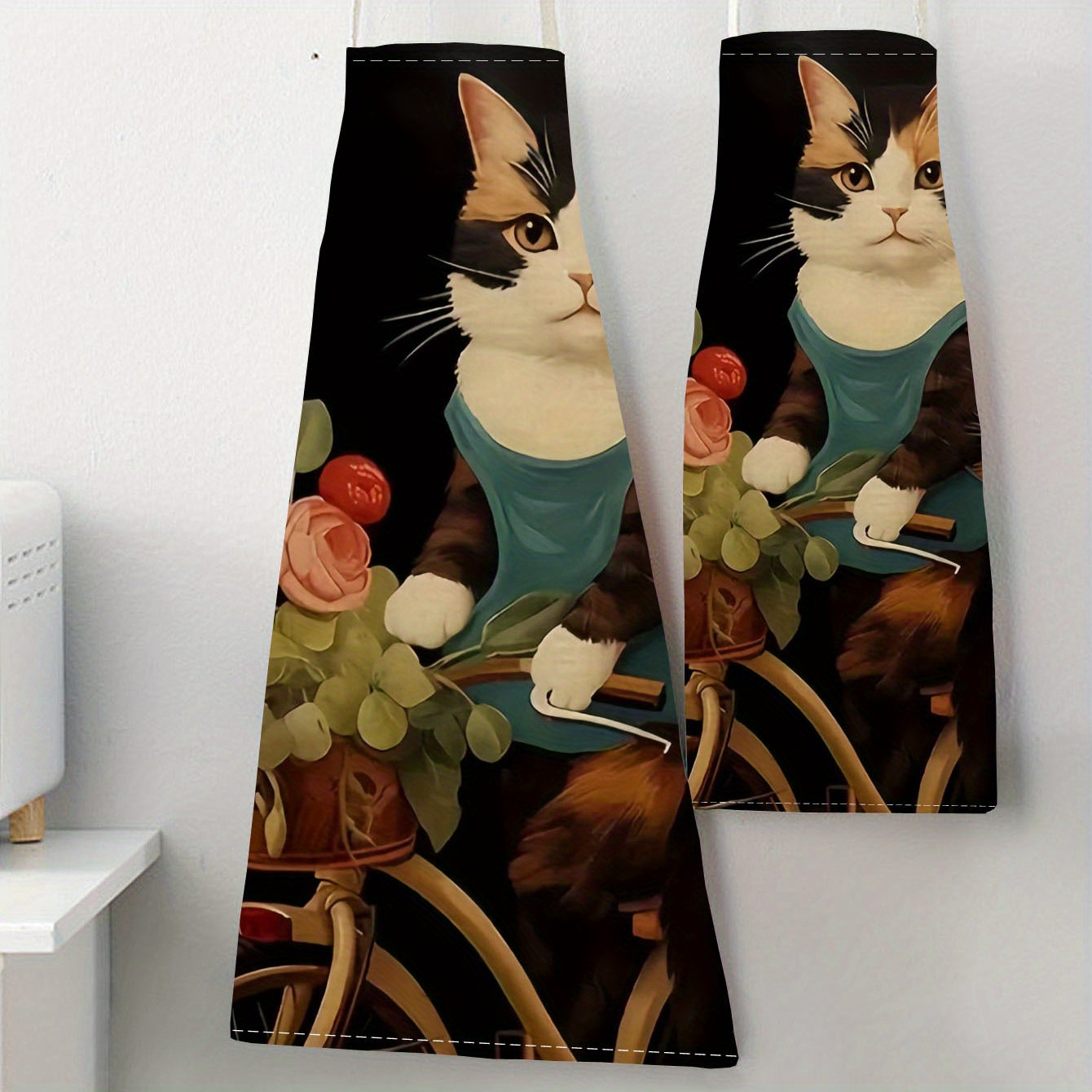 Linen Apron Funny Cat Sunglass - Kitchen Baking Area Ideas review and price