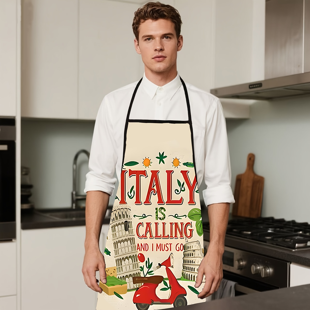 1 Piece Italian-Themed Apron,  - Baking Kitchen Design Ideas review and price